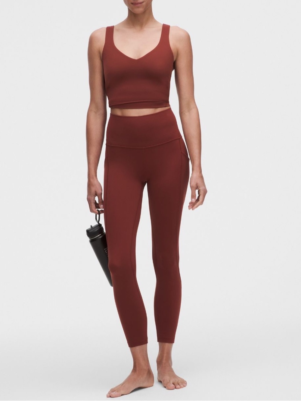 lululemon athletica Maroon Align High-Rise Leggings 25”